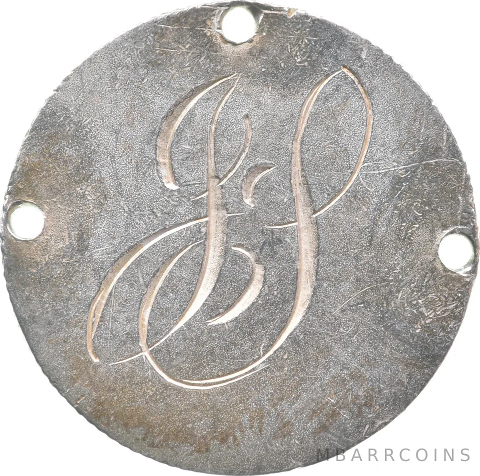 Canada 1 Dime Love Token Holed J J F F Victorian Coin Pendant *9306