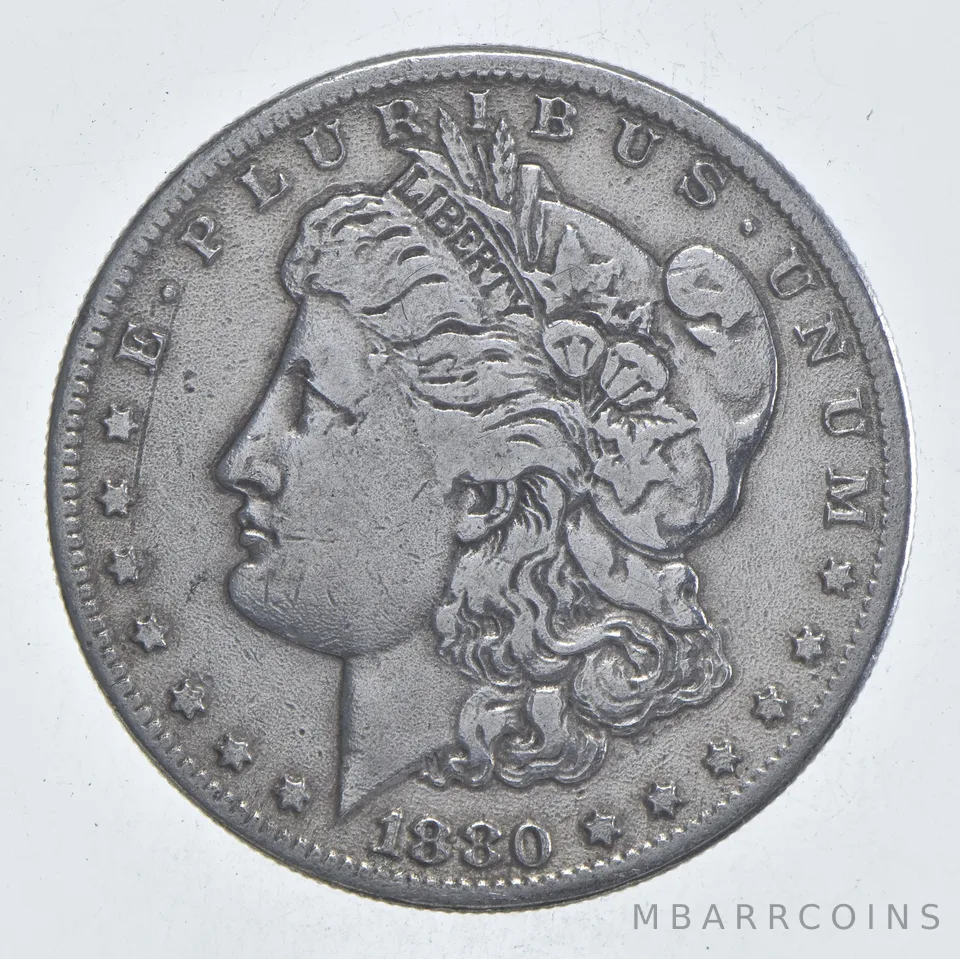 Early - 1880-S Morgan Silver Dollar - 90% US Coin *120