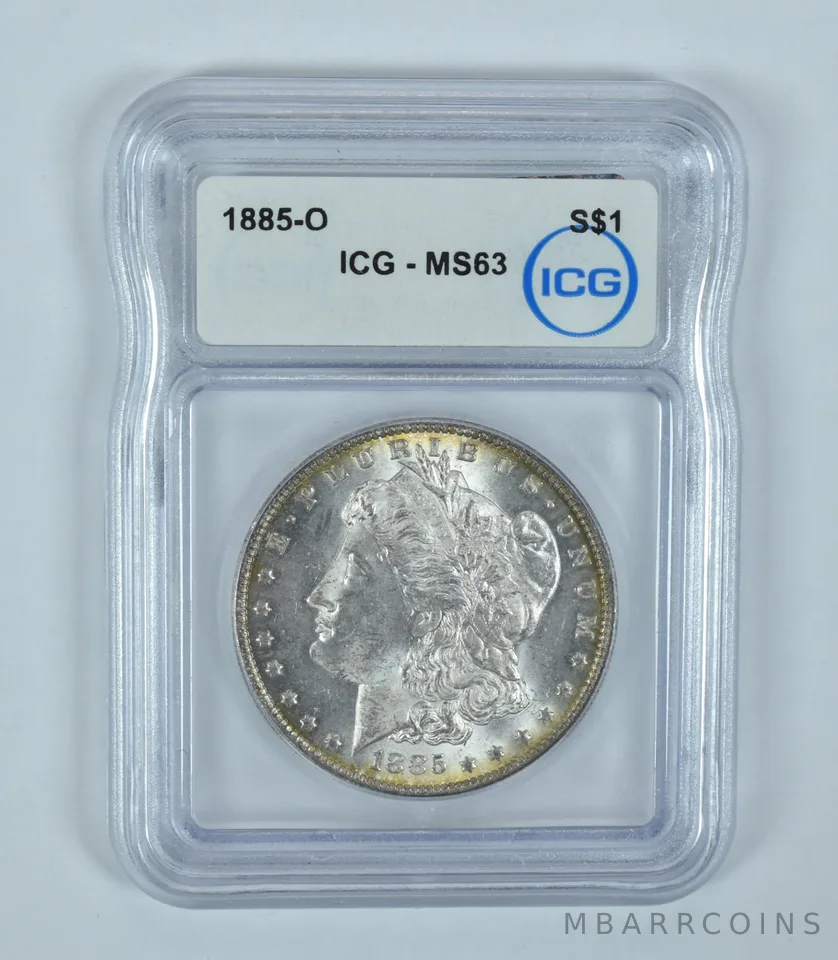1885-O Morgan Silver Dollar MS63 ICG