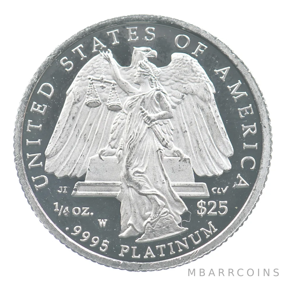 2008-W $25 Platinum Eagle 1/4 Oz Platinum PROOF *0413