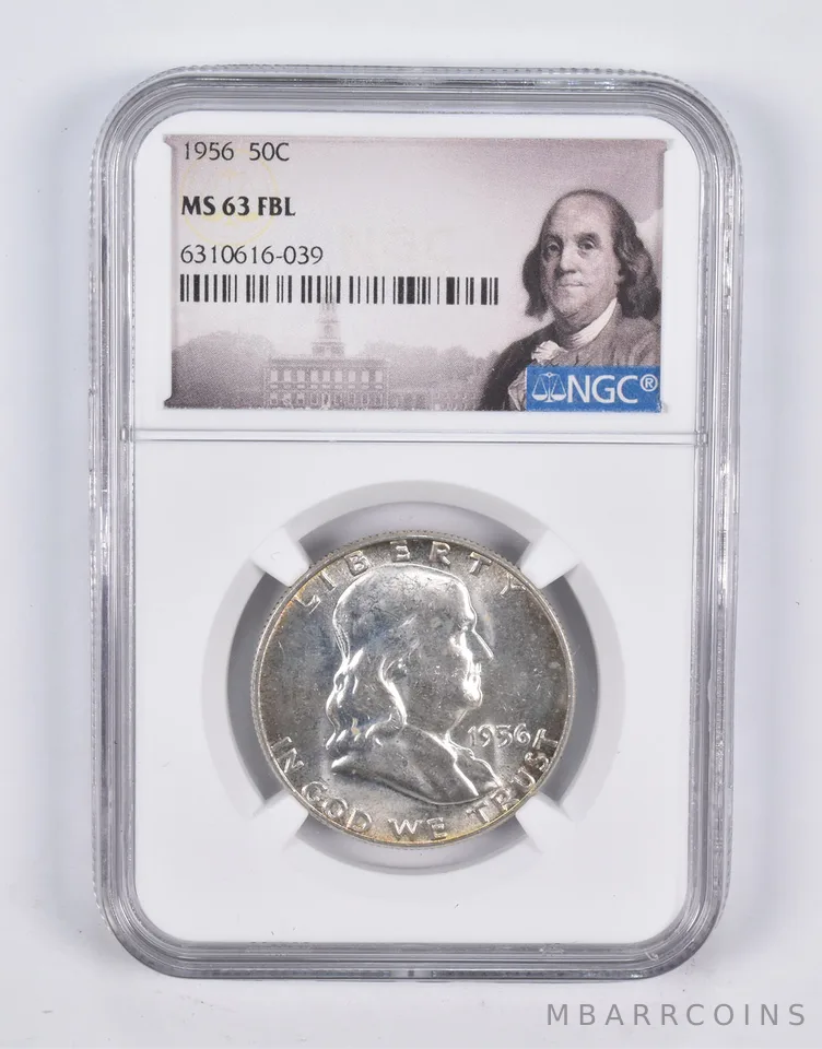 MS63 FBL 1956 Franklin Half Dollar FS-401 Bugs Bunny NGC *2218
