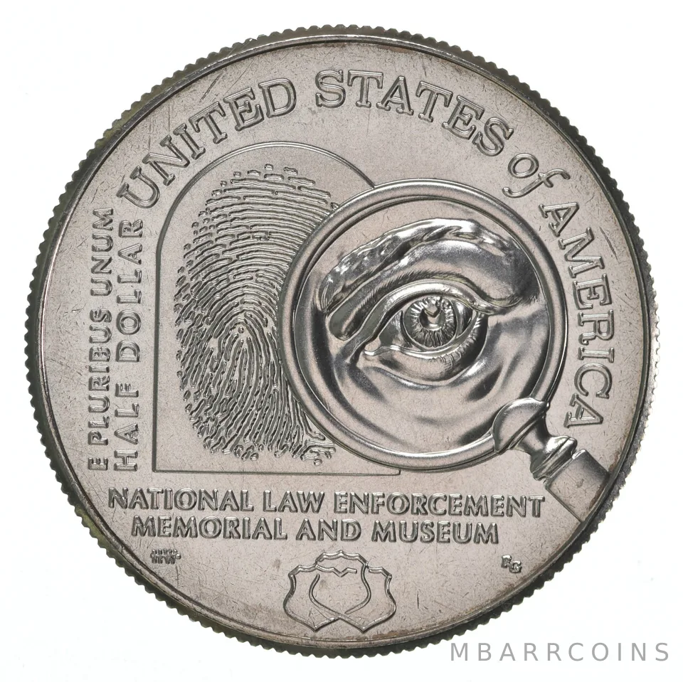 2021-D Unc Law Enforcement Memorial and Museum Commemorative Half Dollar