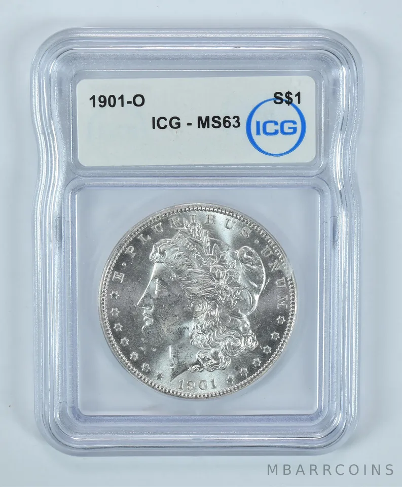 1901-O Morgan Silver Dollar MS63 ICG