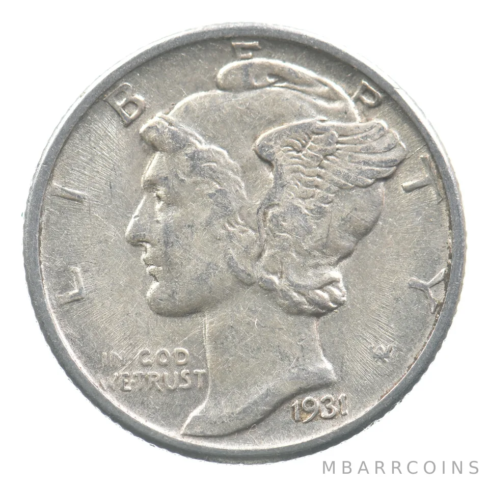1931 Mercury Dime *6751