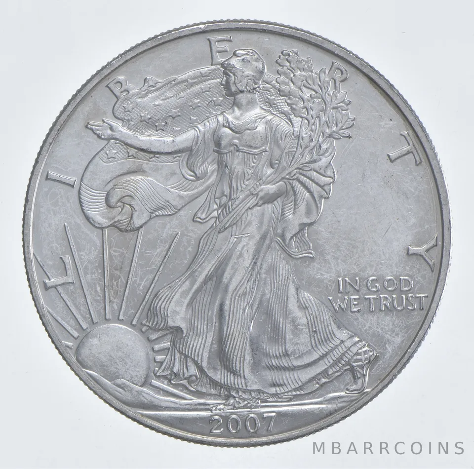 Better Date 2007 American Silver Eagle 1 Troy Oz .999 Fine Silver *480