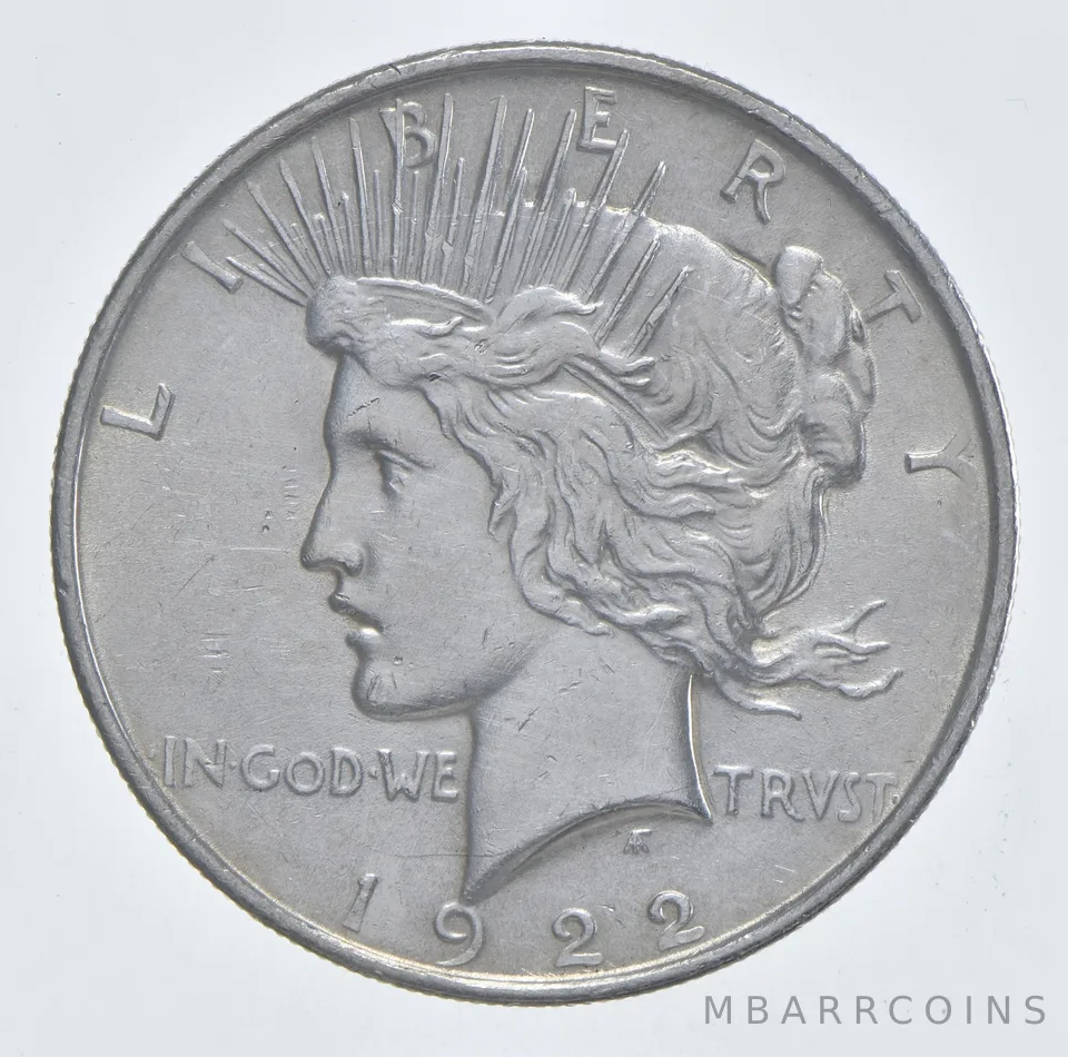 1922 Peace Silver Dollar Estate Coin Collection *250