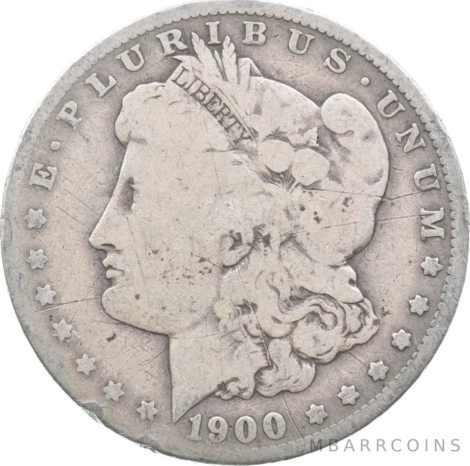 1900-O/CC Morgan Silver Dollar O Over CC *5838