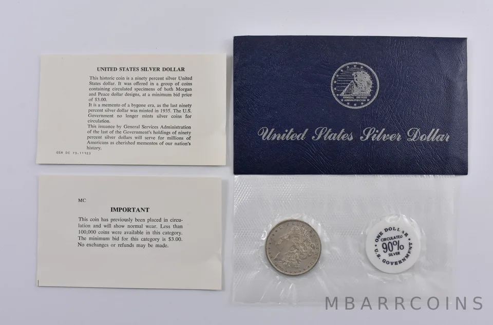 1880-O Morgan Silver Dollar GSA Soft Pack *2291