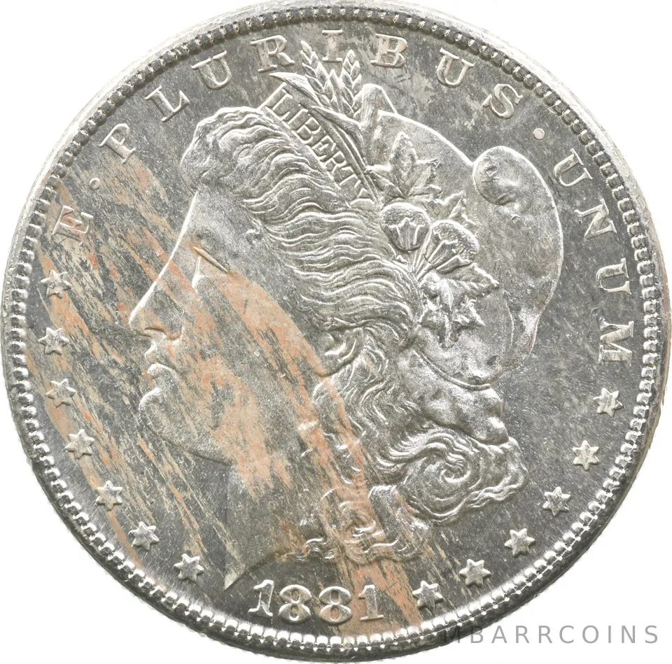 1881-S Morgan Silver Dollar - Great Contrast *2137
