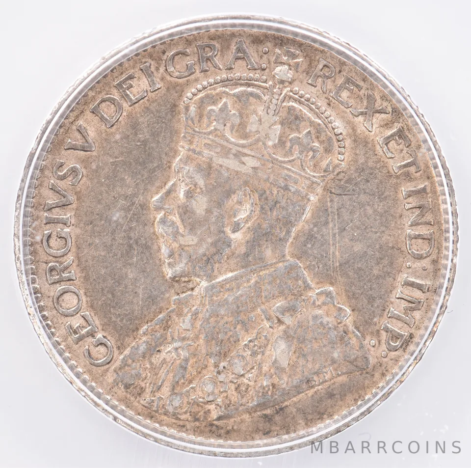 1918 Canada 25 Cents AU55 ICG Beautiful Tone *1924