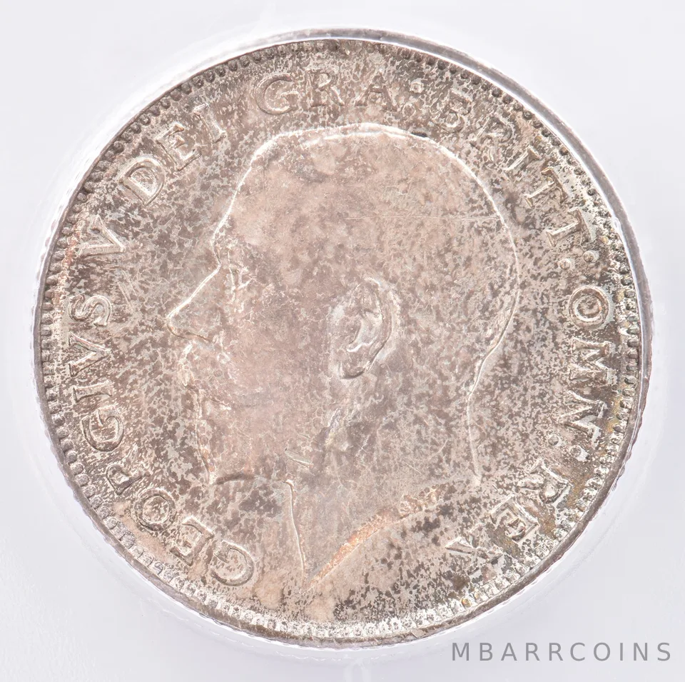 1917 Great Britain 6 Pence MS66 ICG Beautiful Tone *1950