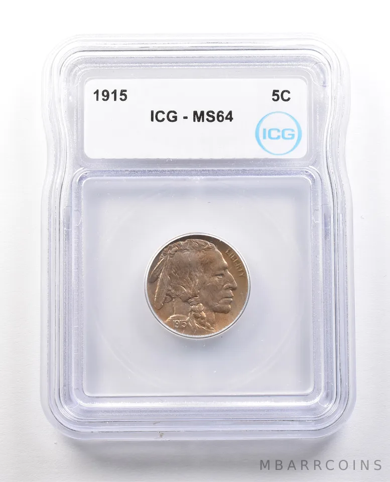 1915 Indian Head Buffalo Nickel MS64 ICG *1430