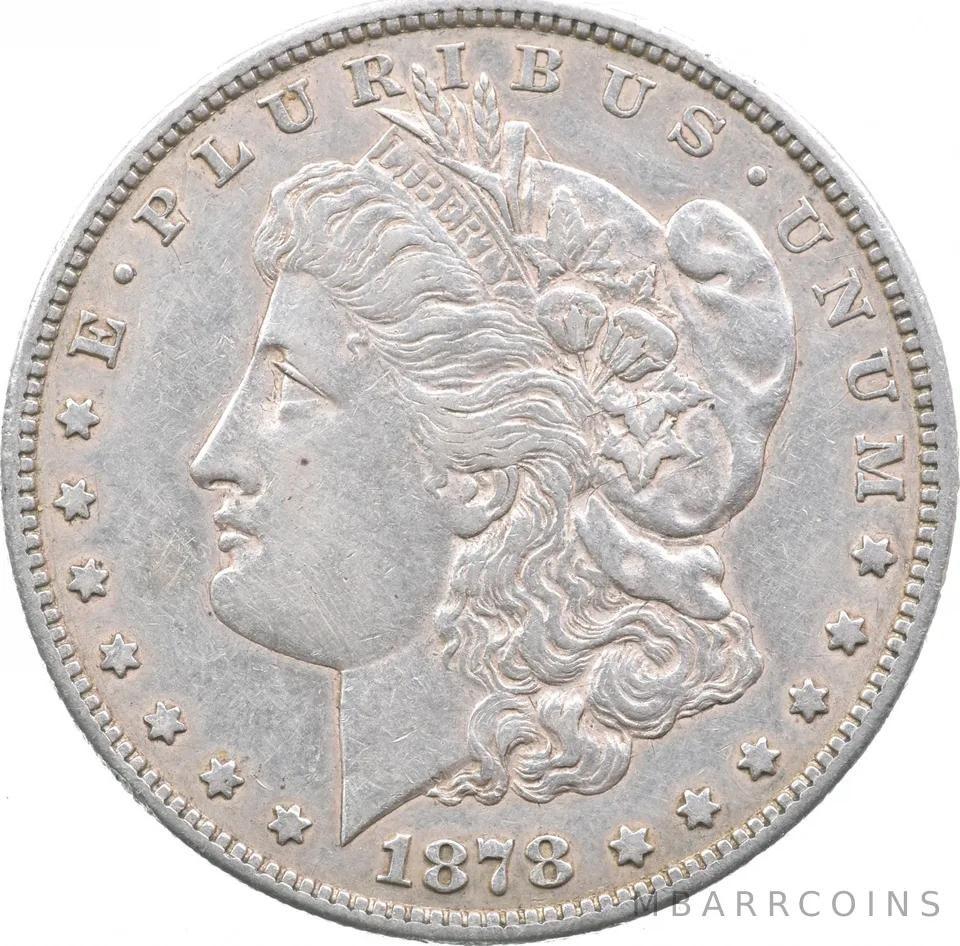 1878-S Morgan Silver Dollar VAM 26 Long Nock Rev *7996
