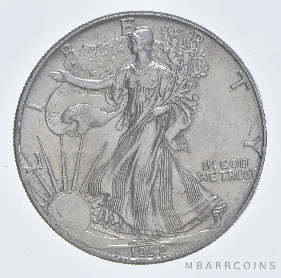 Better Date 1992 American Silver Eagle 1 Troy Oz .999 Fine Silver *063