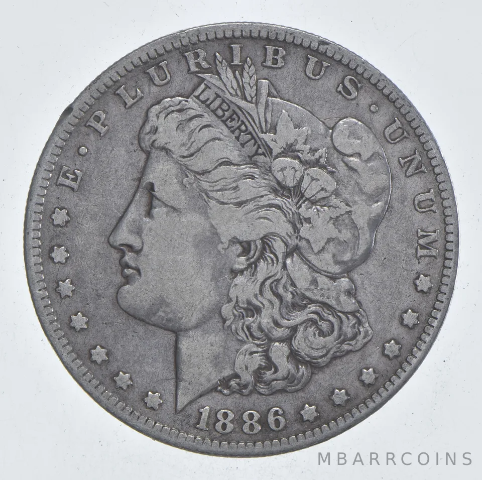 Early - 1886-O Morgan Silver Dollar - 90% US Coin *892