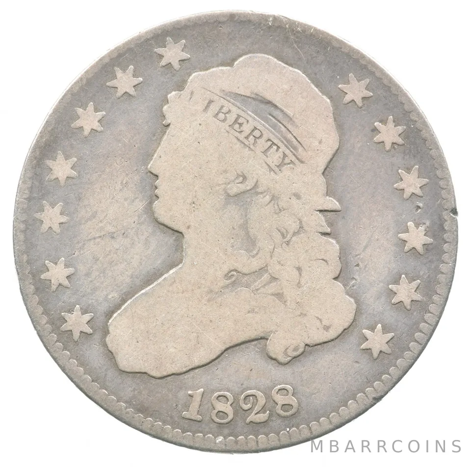 1828 Capped Bust Quarter a8200