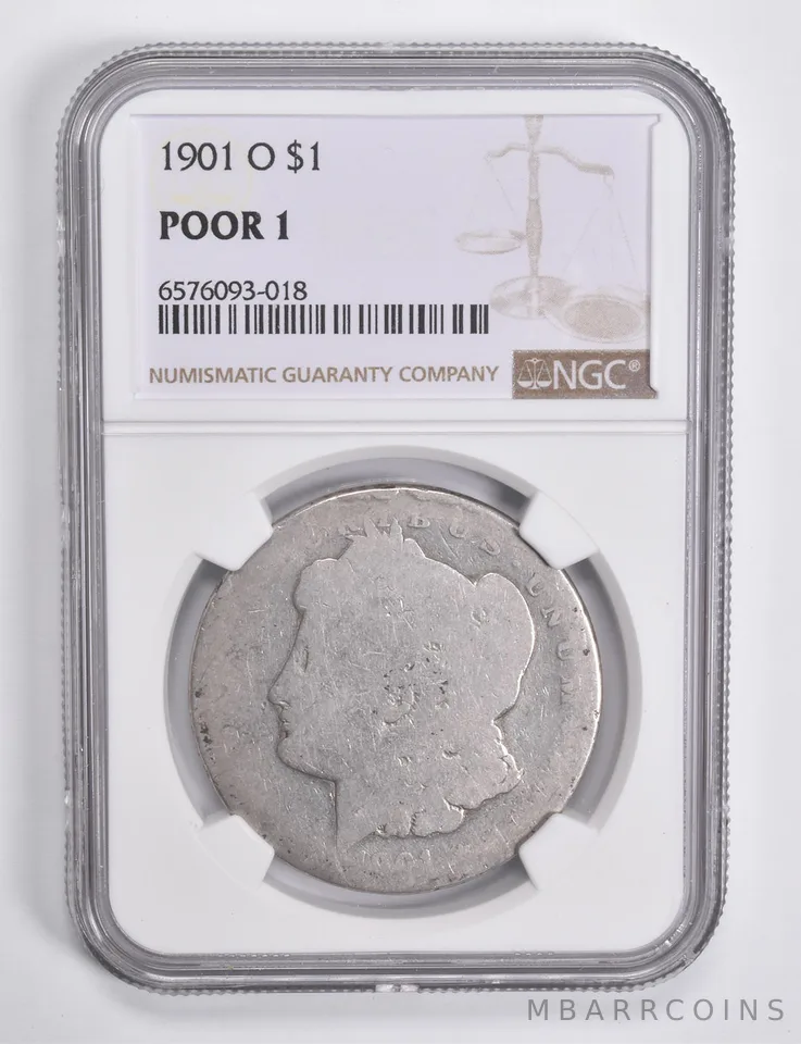 POOR 1 1901-O Morgan Silver Dollar NGC Lowball Low Ball *4633