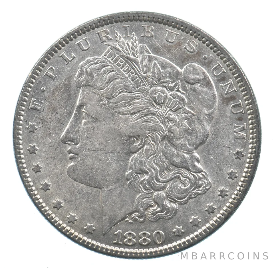 Early - 1880 Morgan Silver Dollar - 90% US Coin *721
