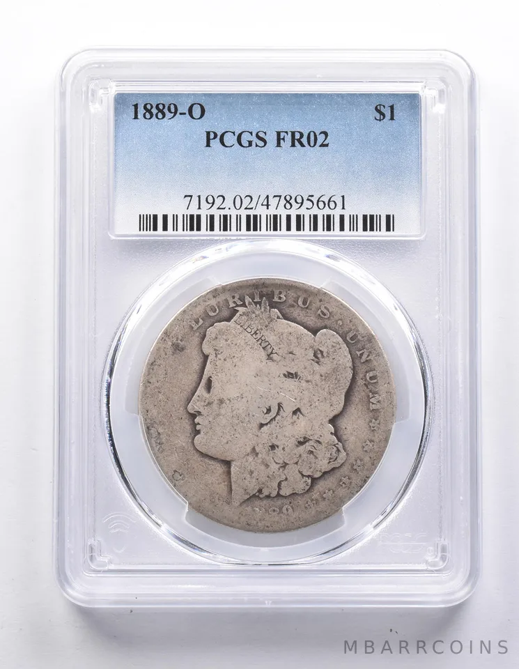 FR02 1889-O Morgan Silver Dollar PCGS Low Ball *7679