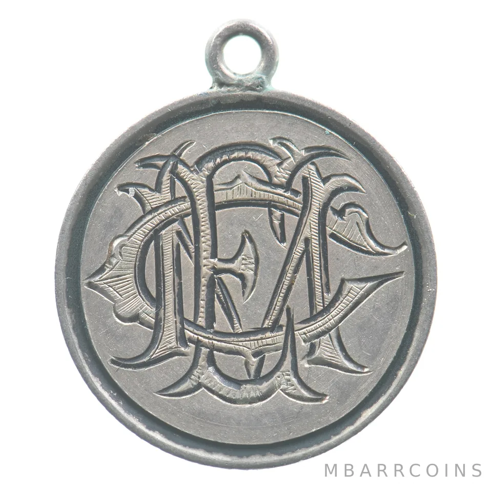 1855 Seated Liberty Half Dime Love Token CEM Victorian *4524