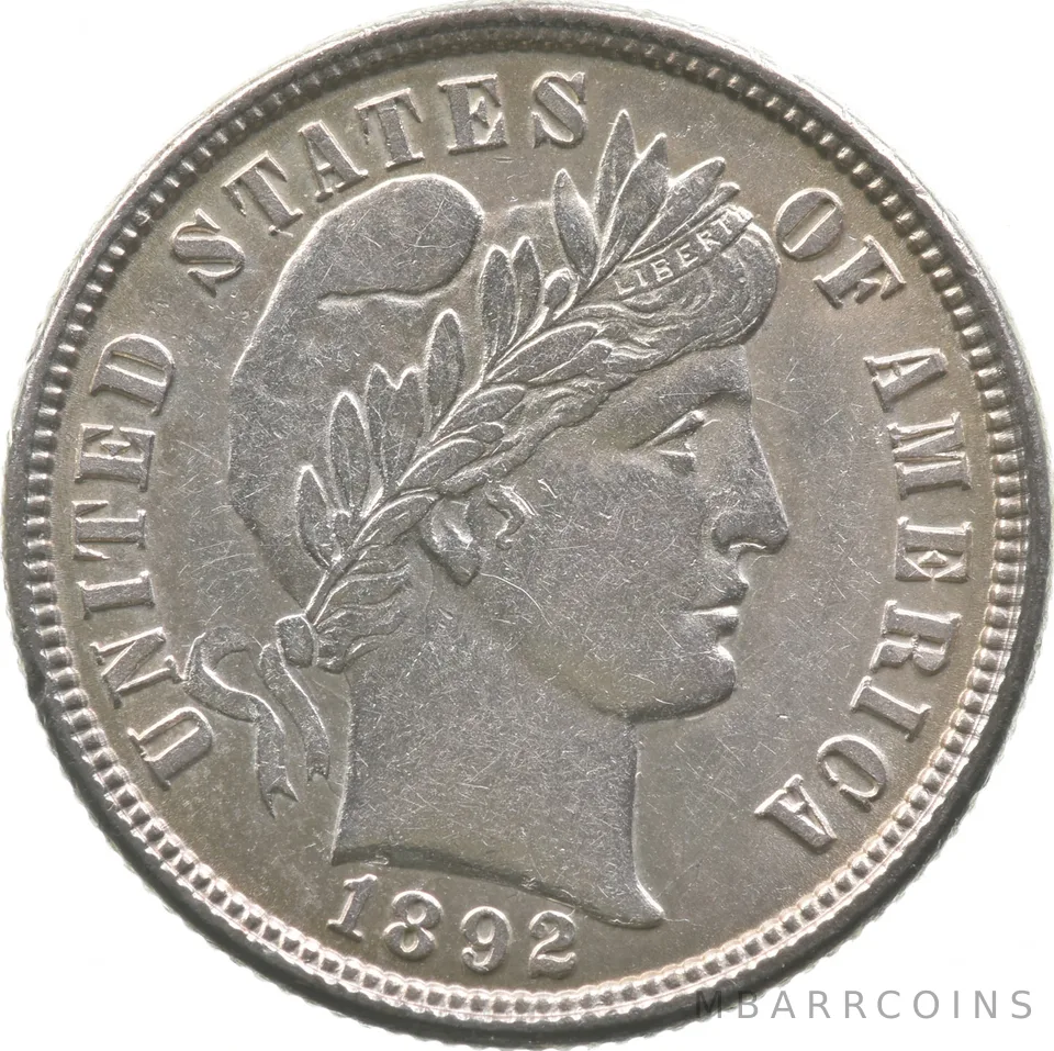 1892 Barber Dime *2941