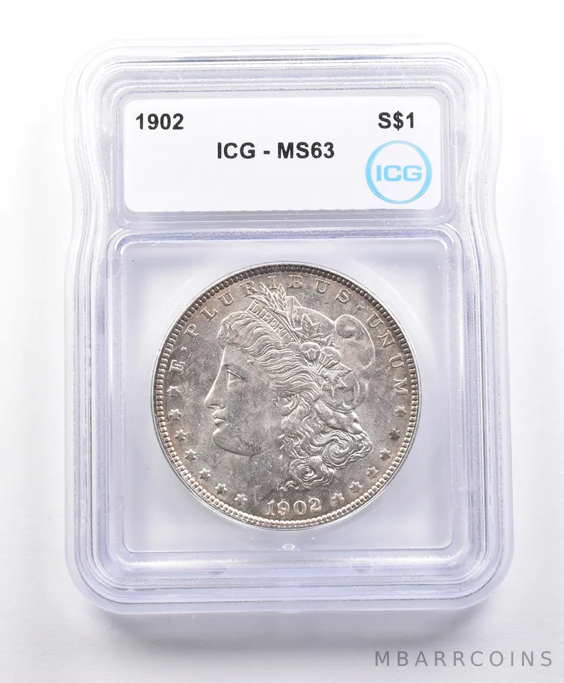 1902 Morgan Silver Dollar MS63 ICG *3298
