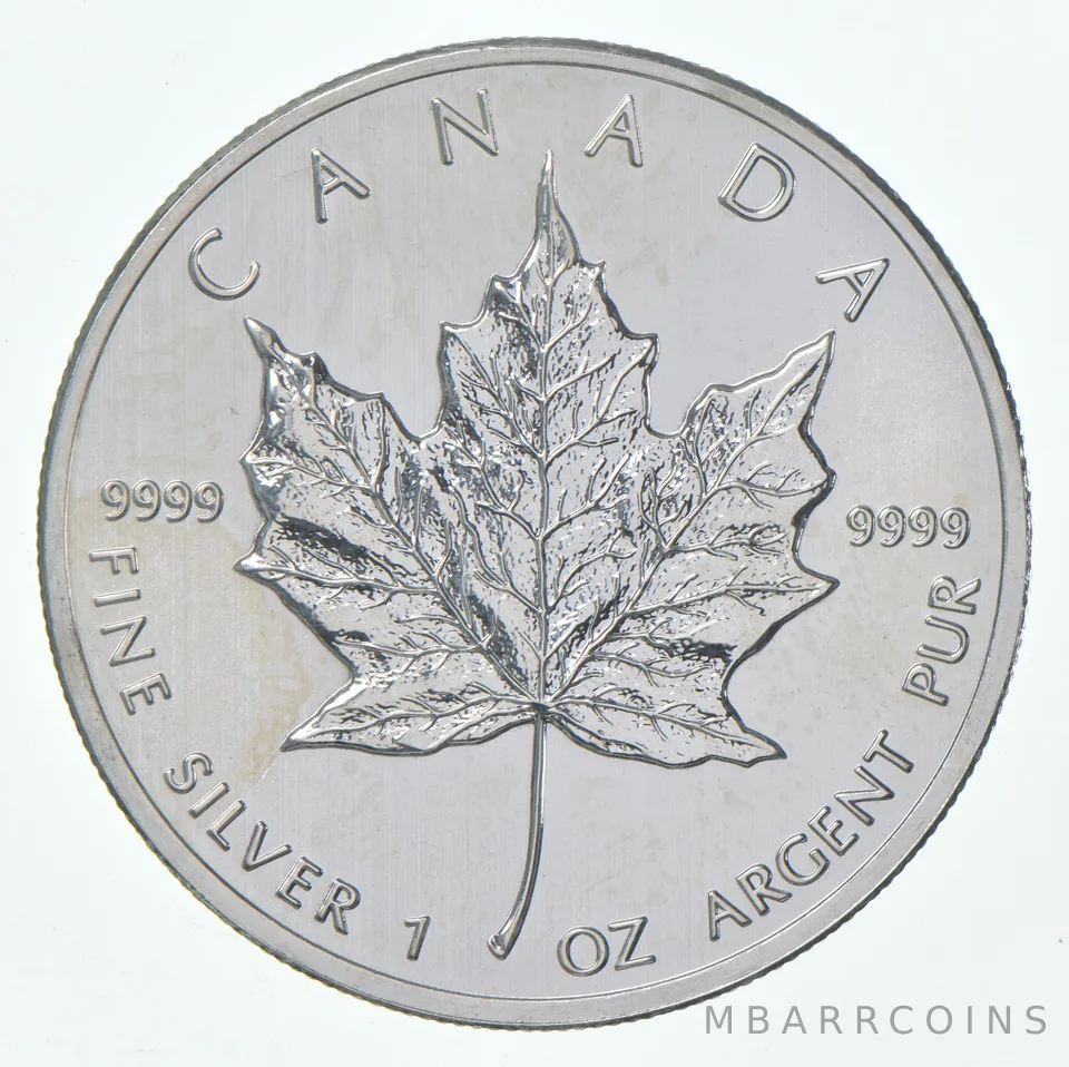 2013 Canada 5 Dollars Silver Maple Leaf 1 Oz Silver