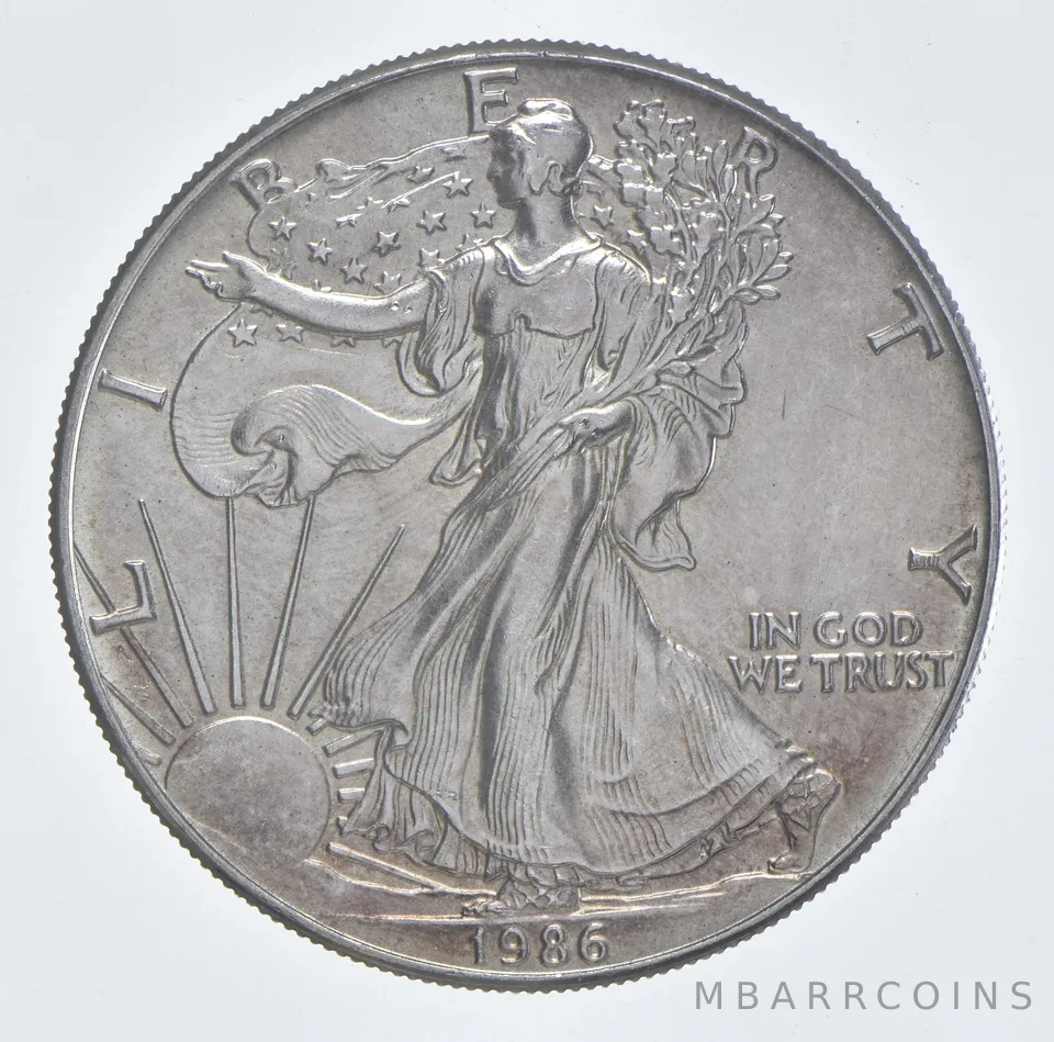 Better Date 1986 American Silver Eagle 1 Troy Oz .999 Fine Silver *999