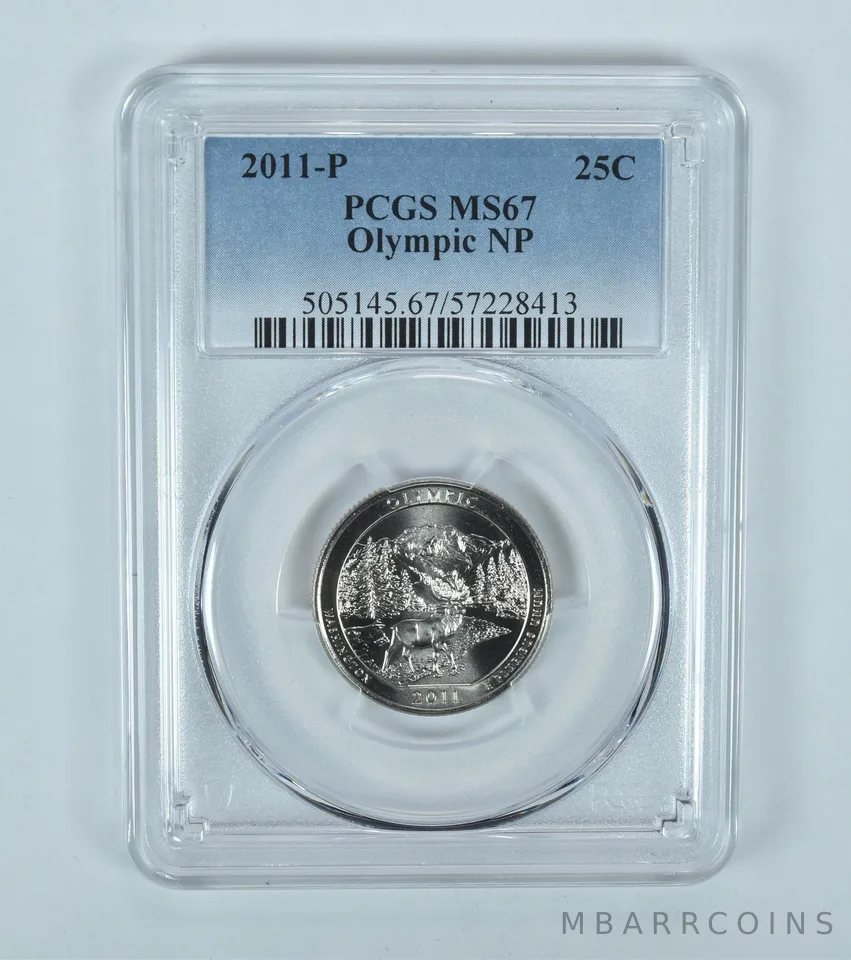 2011-P Washington Quarter ATB Olympic MS67 PCGS