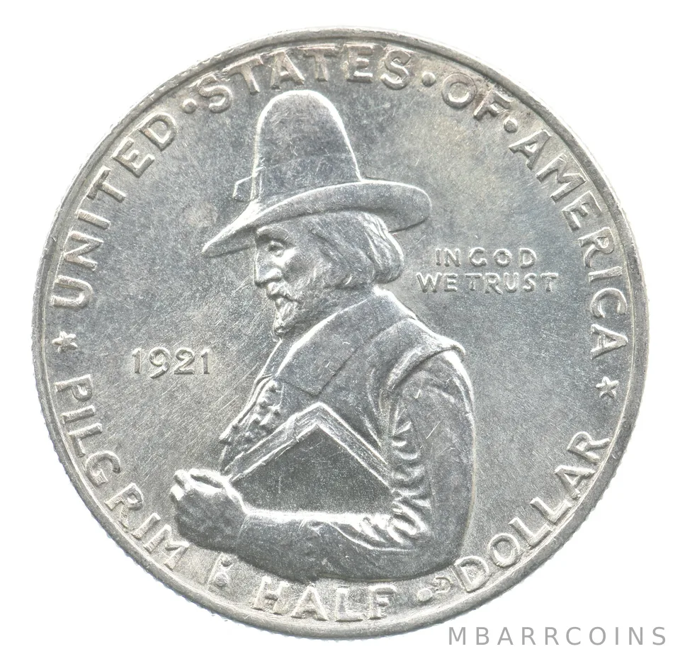 1921 Pilgrim Commemorative Half Dollar *7569