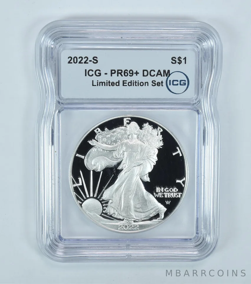 2022-S American Silver Eagle Limited Edition Set PR69+ DCAM ICG