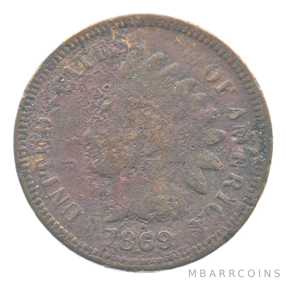 1869 Indian Head Cent *0266