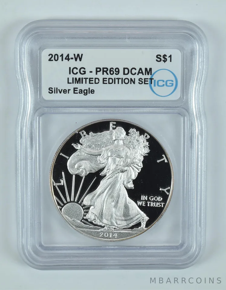 2014-W American Silver Eagle Limited Edition Set PR69 DCAM ICG
