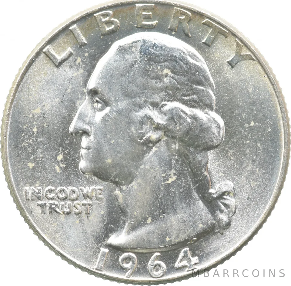 1964-D Washington Quarter a8932