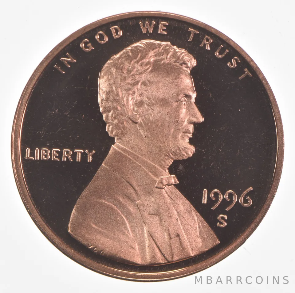 1996-S Lincoln Memorial Cent Proof