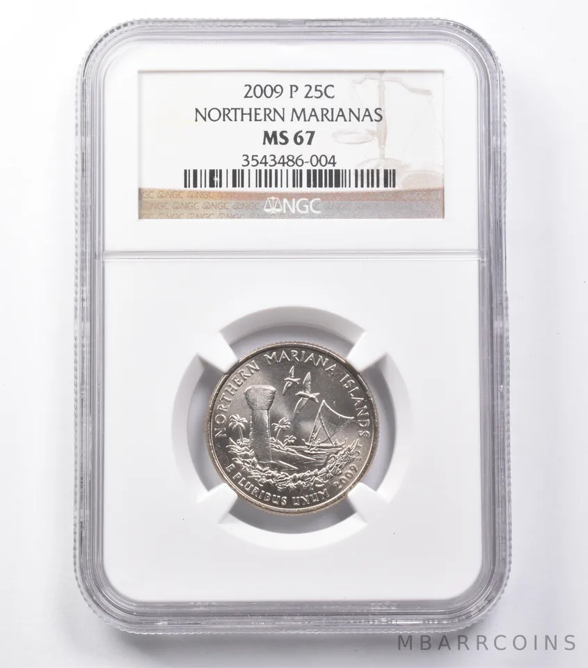 MS67 2009-P Washington Quarter Northern Marianas NGC *5445