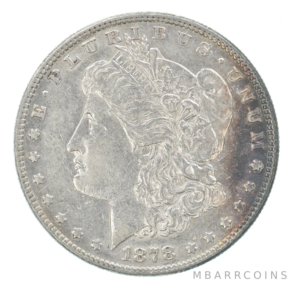 1878 7/8TF Morgan Silver Dollar Peripheral Tone *1102