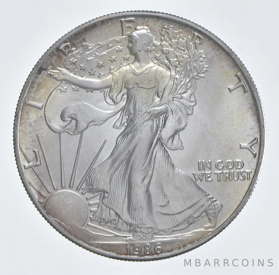Better Date 1986 American Silver Eagle 1 Troy Oz .999 Fine Silver *009