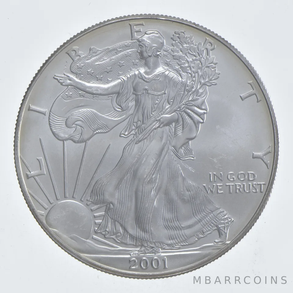 Better Date 2001 American Silver Eagle 1 Troy Oz .999 Fine Silver *718