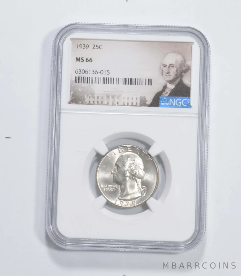 MS66 1939 Washington Quarter NGC *6942