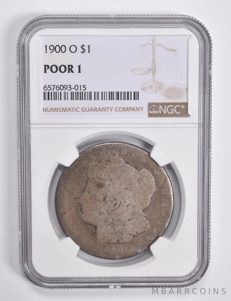 POOR 1 1900-O Morgan Silver Dollar NGC Lowball Low Ball a4630