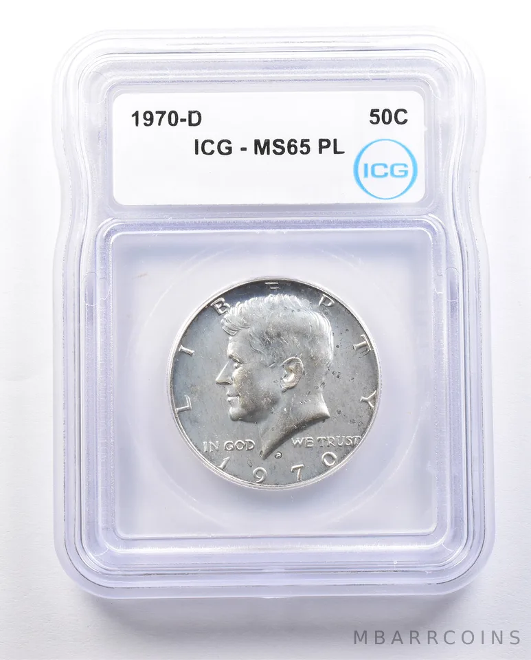 1970-D Kennedy Half Dollar MS65 PL ICG *2398