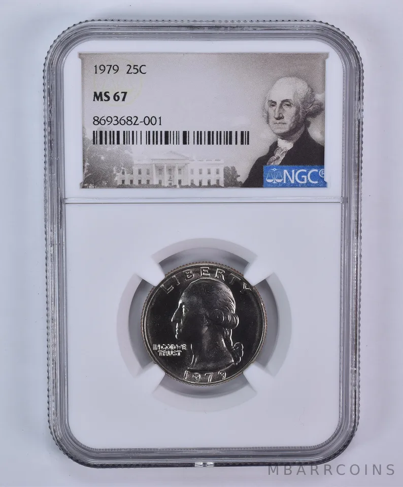 1979 Washington Quarter MS67 NGC Special Label