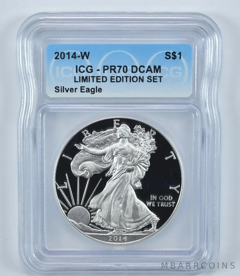 2014-W American Silver Eagle Limited Edition Set PR70 DCAM ICG