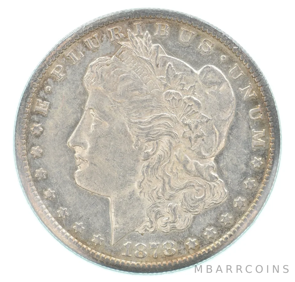 1878-CC Morgan Silver Dollar Peripheral Tone *6275