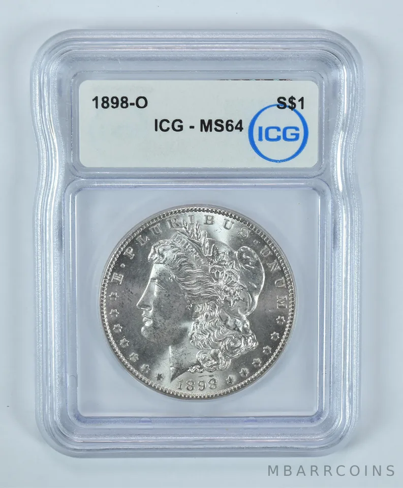 1898-O Morgan Silver Dollar MS64 ICG