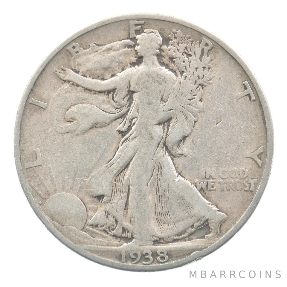 1938-D Walking Liberty Half Dollar *3984