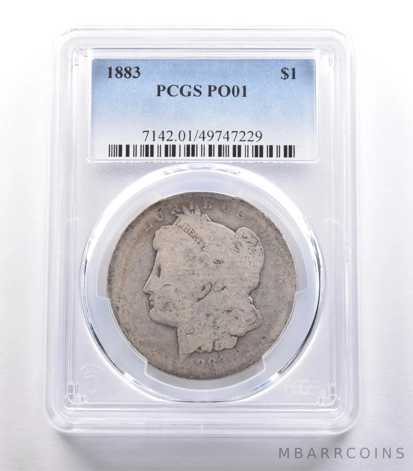1883 Morgan Silver Dollar PO01 PCGS Lowball