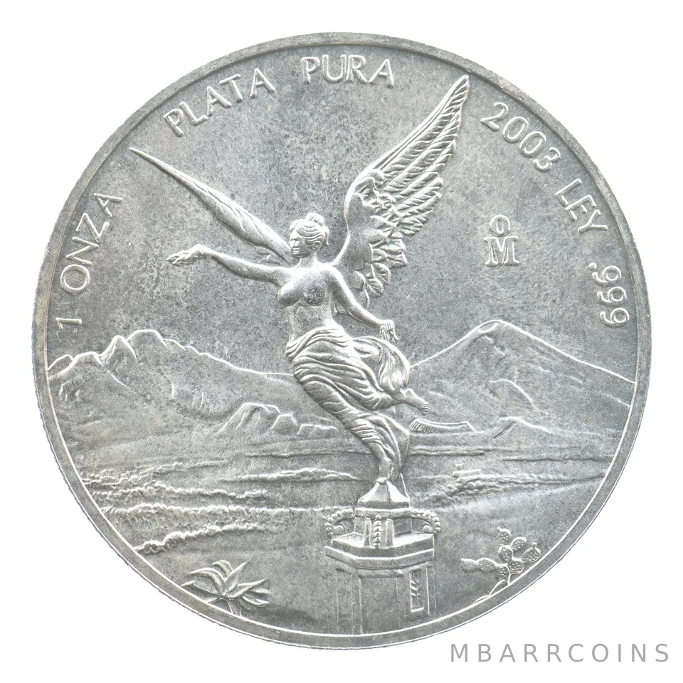2003 Mo Mexico 1 Onza Silver Libertad *0275