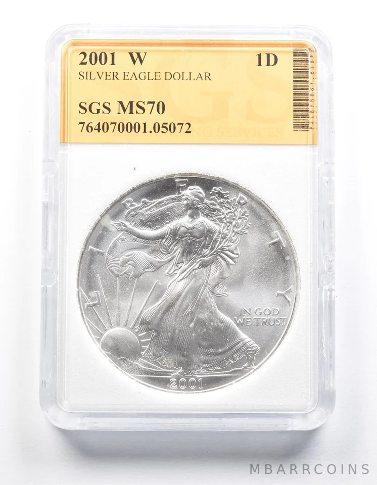 2001 American Silver Eagle *1232
